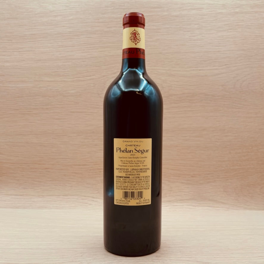 Château Phélan Ségur, Saint-Estèphe, France, Cabernet Sauvignon Blend, 2021