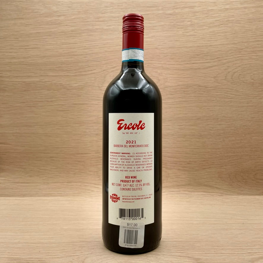 Ercole, Monferrato, Italy, Barbera del Monferrato, 2023, 1L