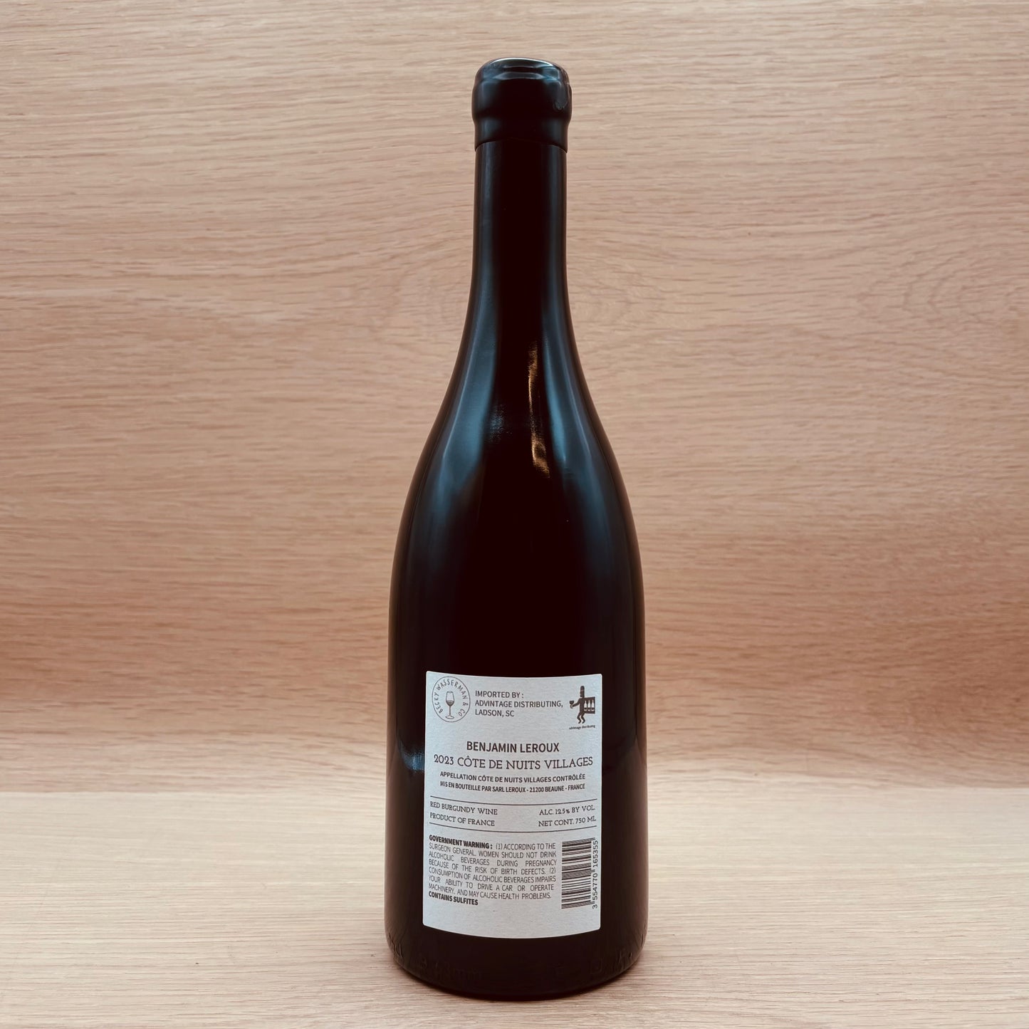 Benjamin Leroux, "Côte de Nuits - Villages," France, Pinot Noir, 2023
