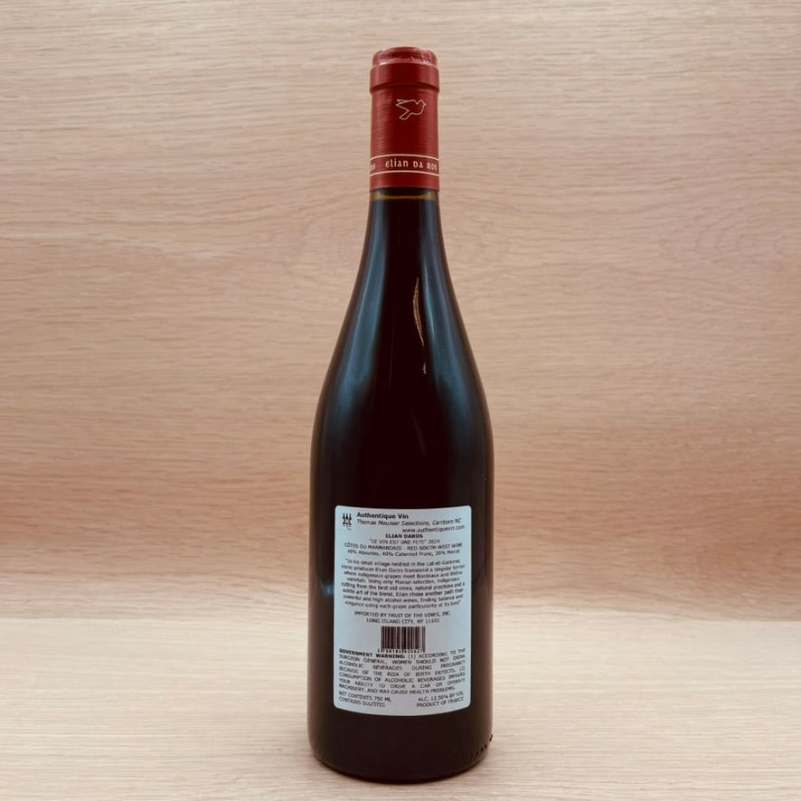 Elian Da Ros, "le vin est une fête," Côtes du Marmandais, France, Red Blend, 2024
