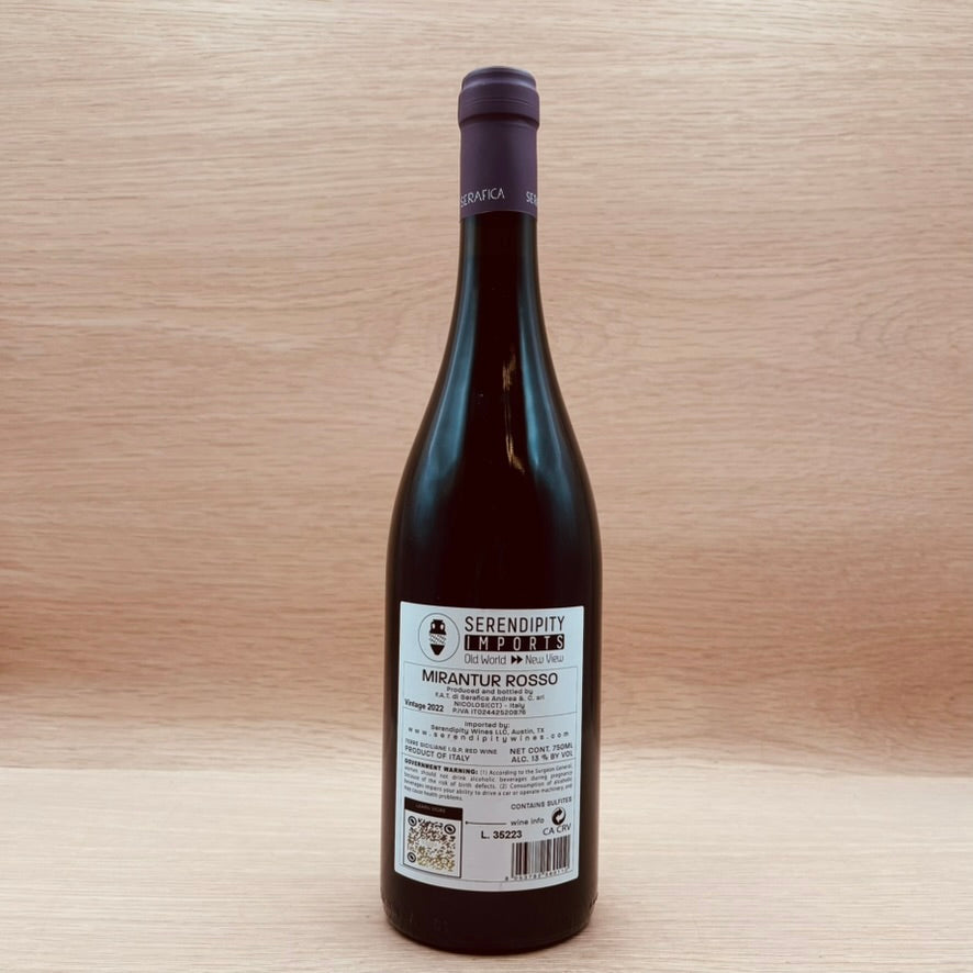 Serafica, "Mirantur Rosso," Sicily, Italy, Nerello Cappuccio, 2022