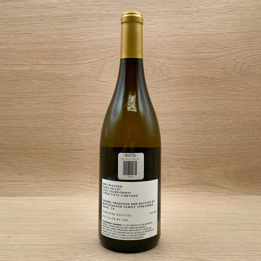 Matthiasson, Napa Valley, California, Chardonnay, 2022
