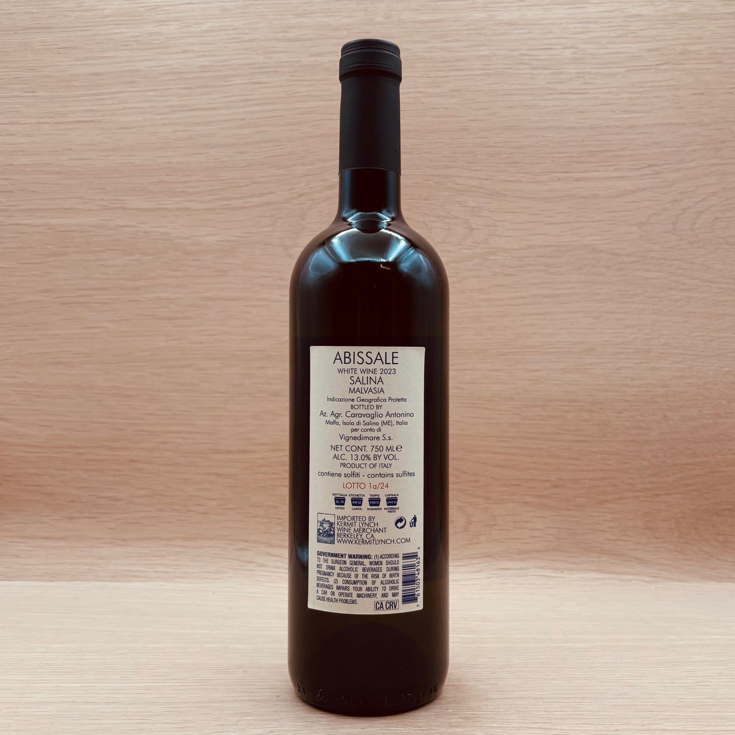 Vignedimare, "Abissale," Salina, Italy, Malvasia di Lipari, 2023