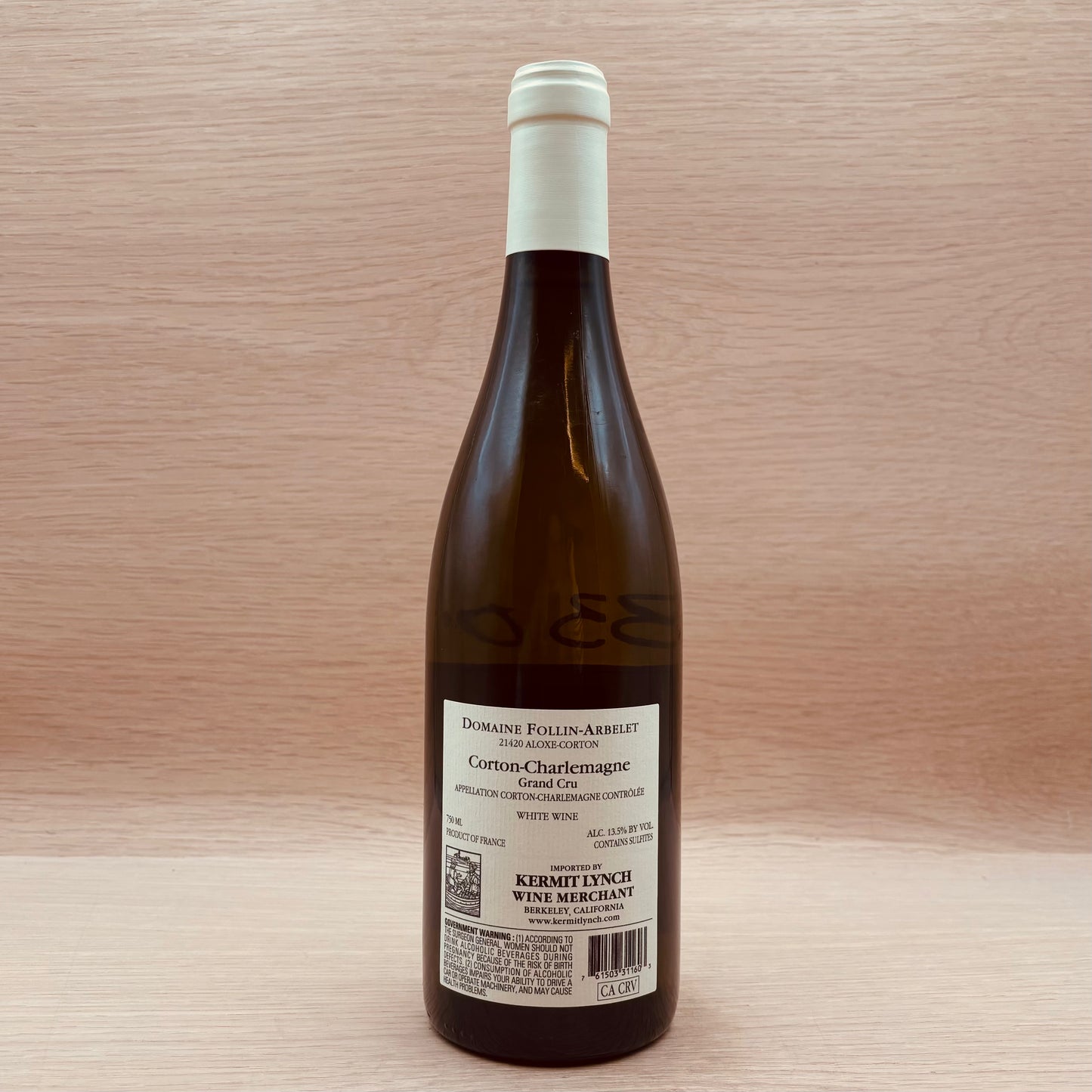 Domaine Follin-Arbelet, Corton-Charlemagne Grand Cru, France, Chardonnay, 2021