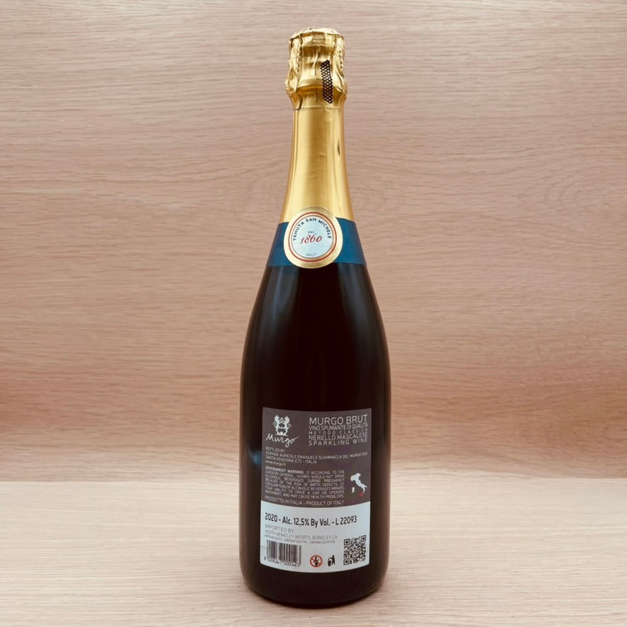 Murgo, "Metodo Classico," Sicily, Italy, Nerello Mascalese Brut, 2020
