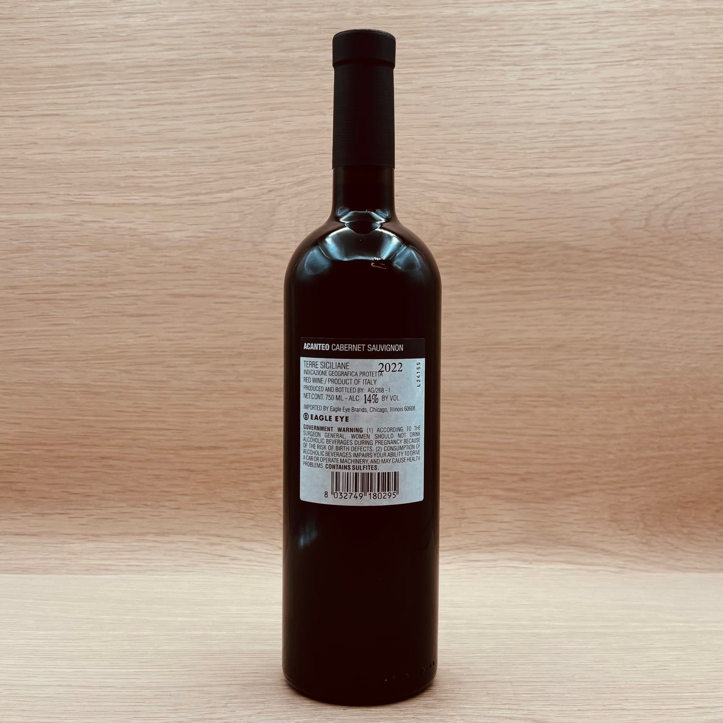 Civias, "Acanteo," Sicily, Italy, Cabernet Sauvignon, 2022