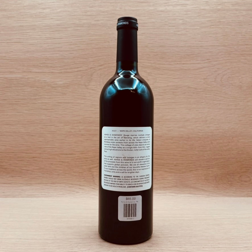 Ashes & Diamonds, "No.6 Rouge," Napa Valley, California, MV