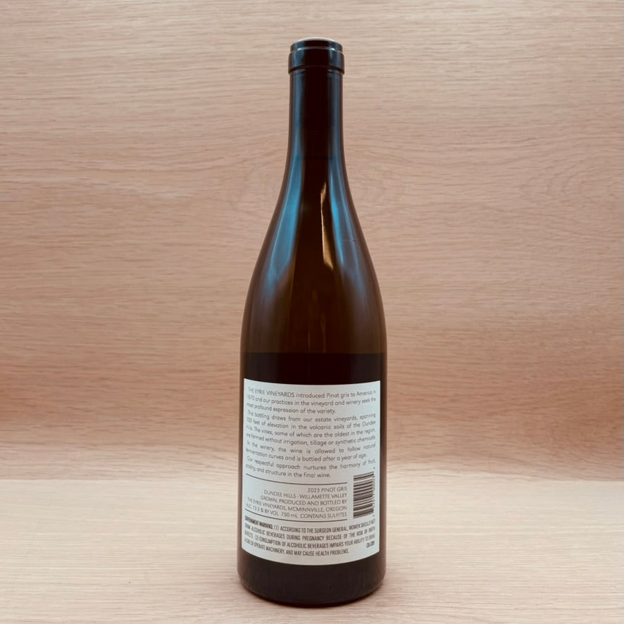The Eyrie Vineyards, "Estate," Willamette Valley, Oregon, Pinot Gris, 2023