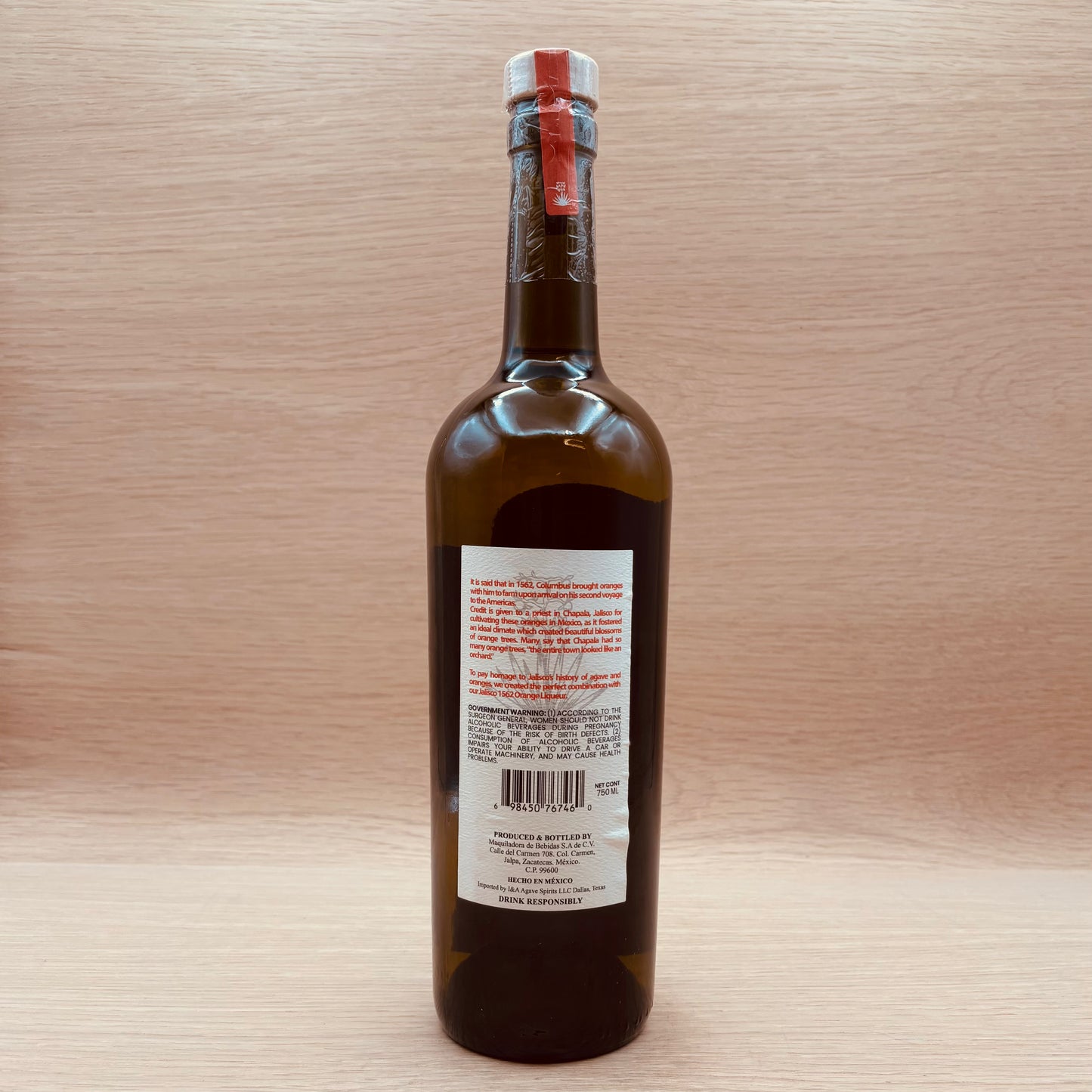 Jalisco 1562, Orange Liqueur, Jalisco, Mexico