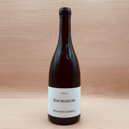 Benjamin Leroux, "Bourgogne Rouge," France, Pinot Noir, 2023
