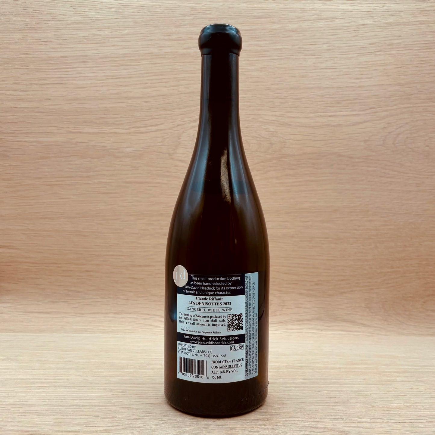 Claude Riffault, "Les Denisottes," Sancerre, France, Sauvignon Blanc, 2023