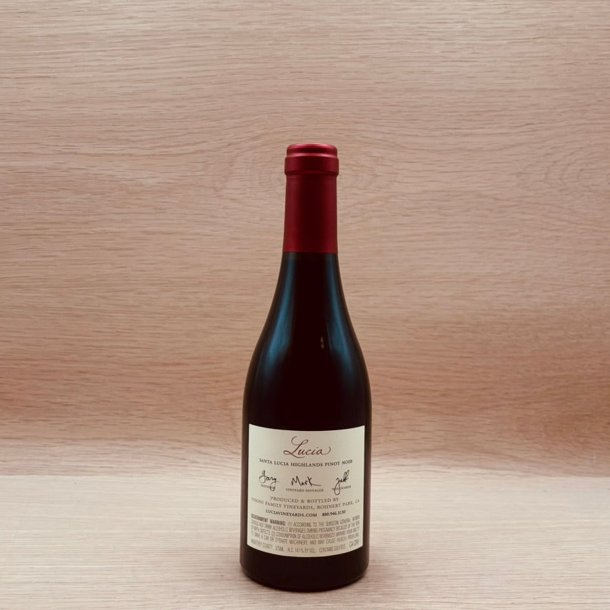 Lucia by Pisoni, "Estate Cuvée," Santa Lucia Highlands, California, Pinot Noir, 2022, 375ml