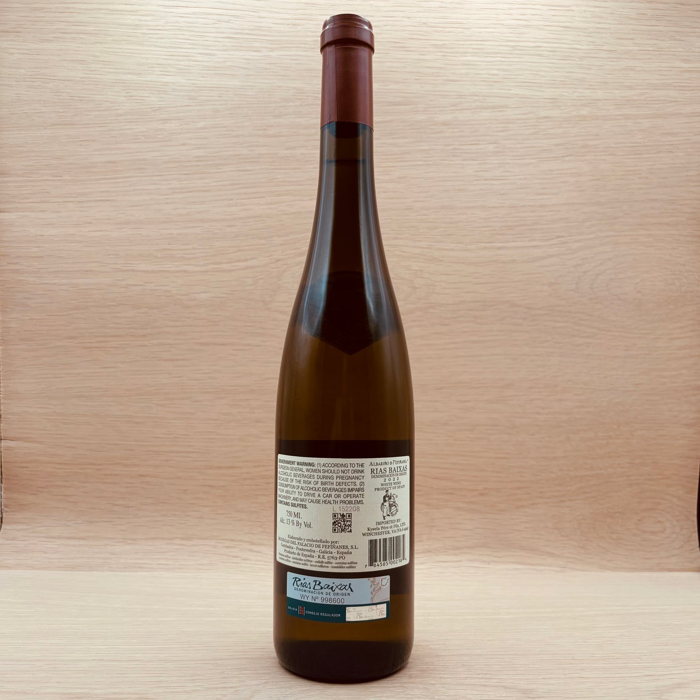 Albariño de Fefines, Rias Baixas, Spain, Albariño, 2022