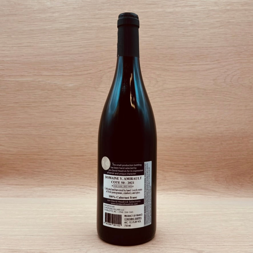 Y. Amirault, "Cote 50," Bourgueil, France, Cabernet Franc, 2021