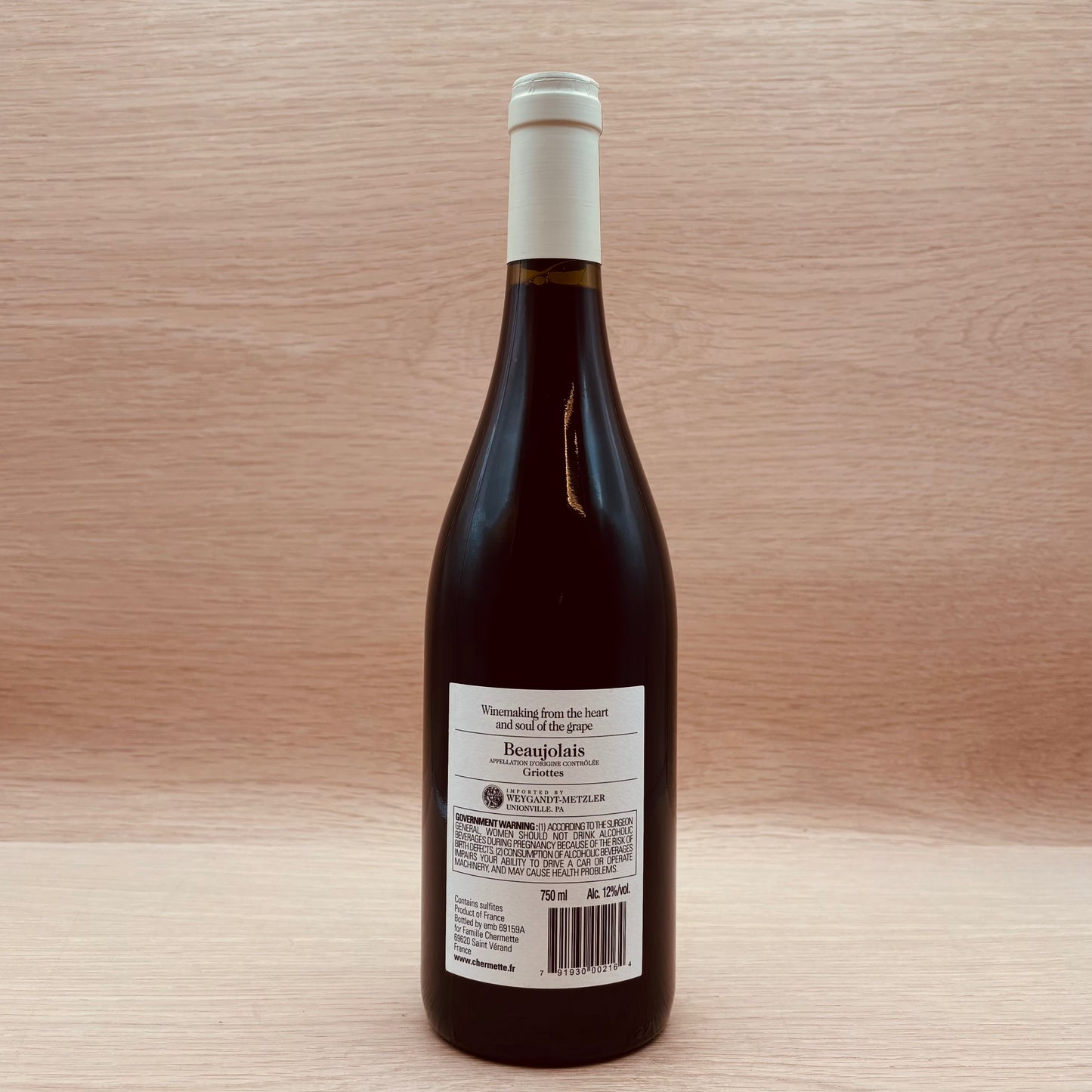Pierre Marie Chermette, "Griottes," Beaujolais, Gamay, 2024