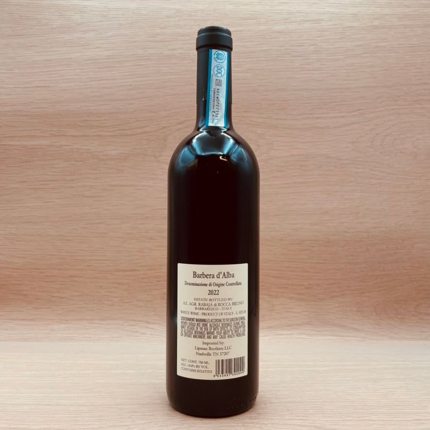 Bruno Rocca, Barbera d'Alba, Italy, Barbera, 2022