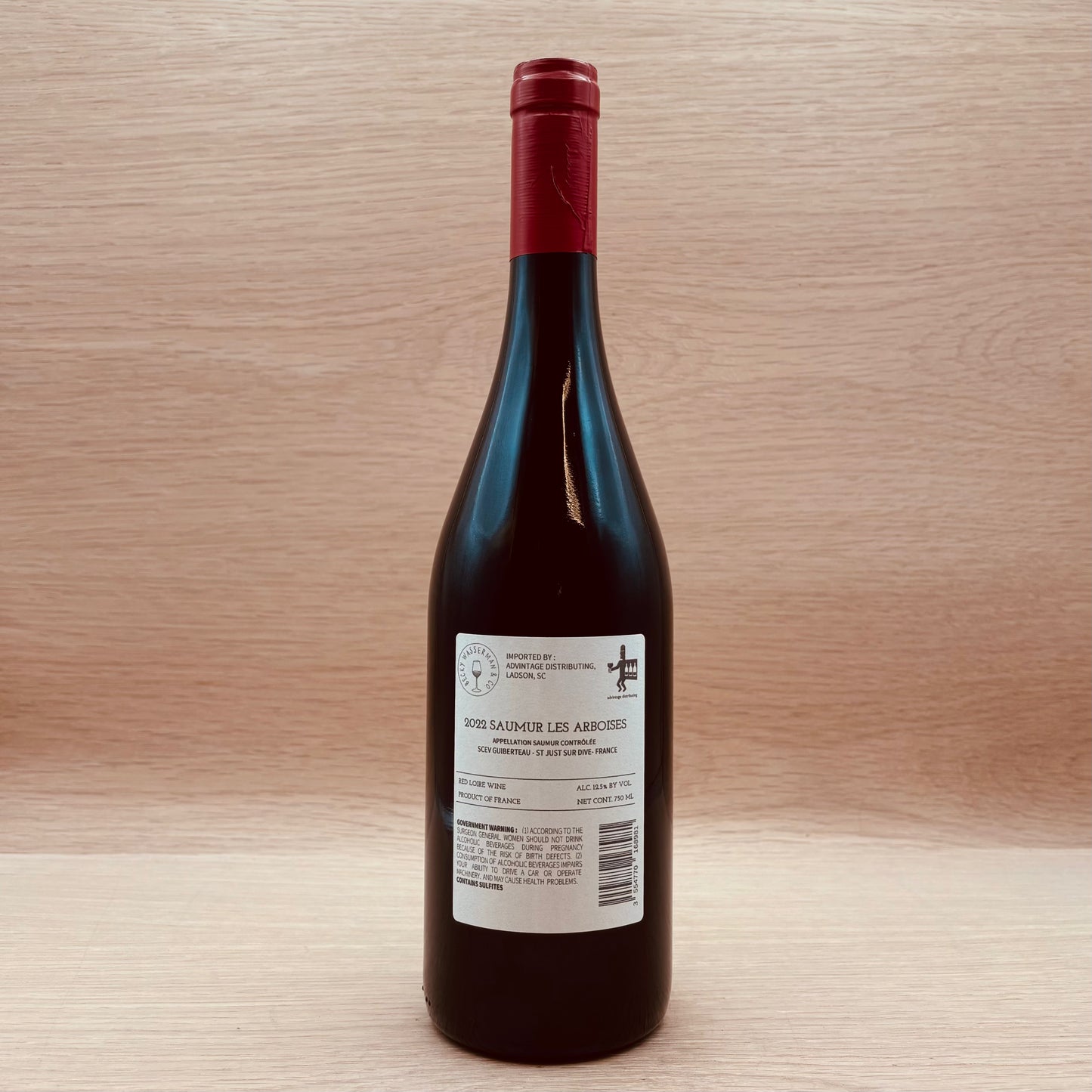 Domaine Guiberteau, "Les Arboises Monopole," Saumur, France, Cabernet Franc, 2022