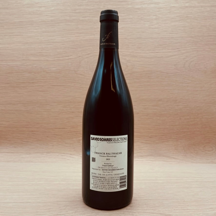 Franck Balthazar, Crozes-Hermitage, France, Syrah, 2021