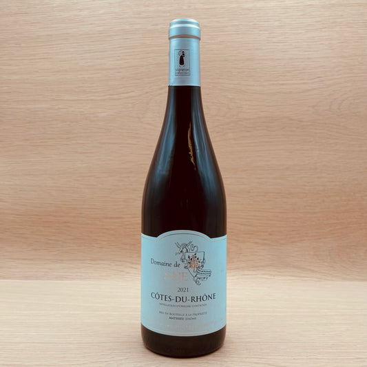 Domaine de Saje, Côtes du Rhône, France, Syrah blend, 2023