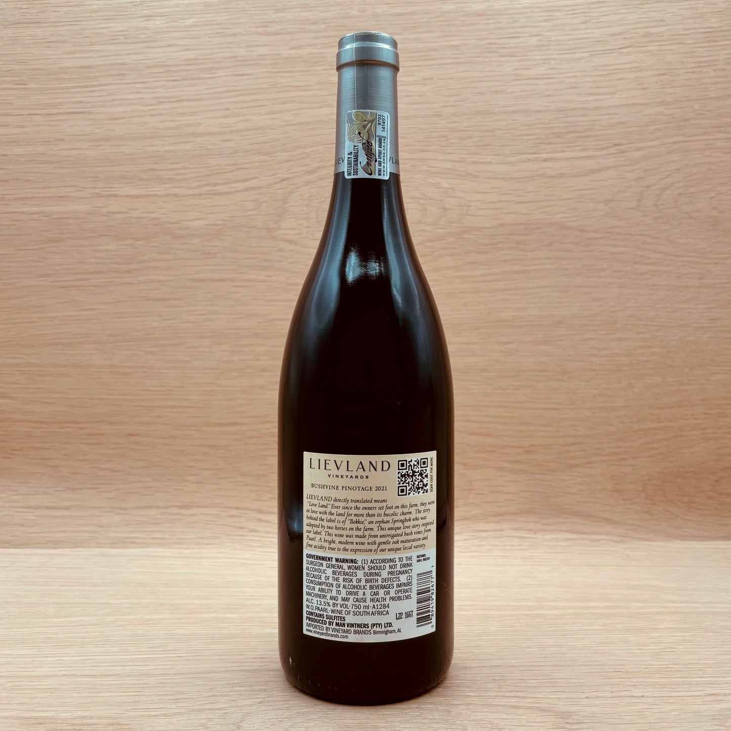 Lievland Vineyards, Paarl, South Africa, Pinotage, 2022