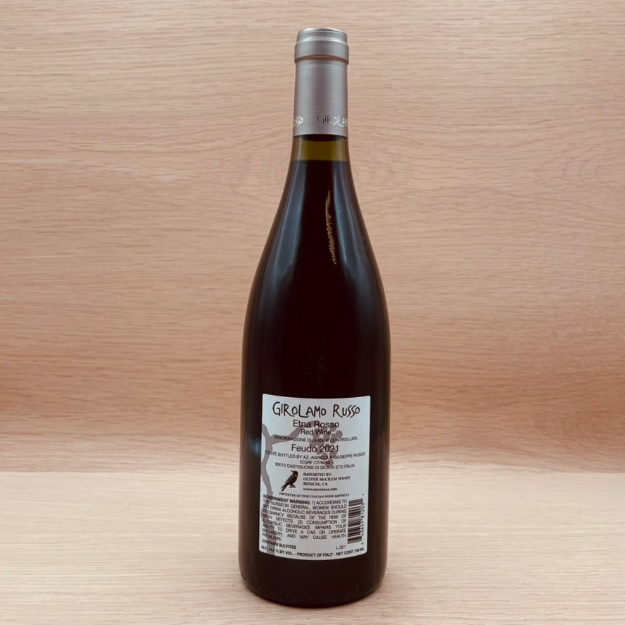 Girolamo Russo, "Feudo," Etna Rosso, Italy, Nerello Mascalese, 2021