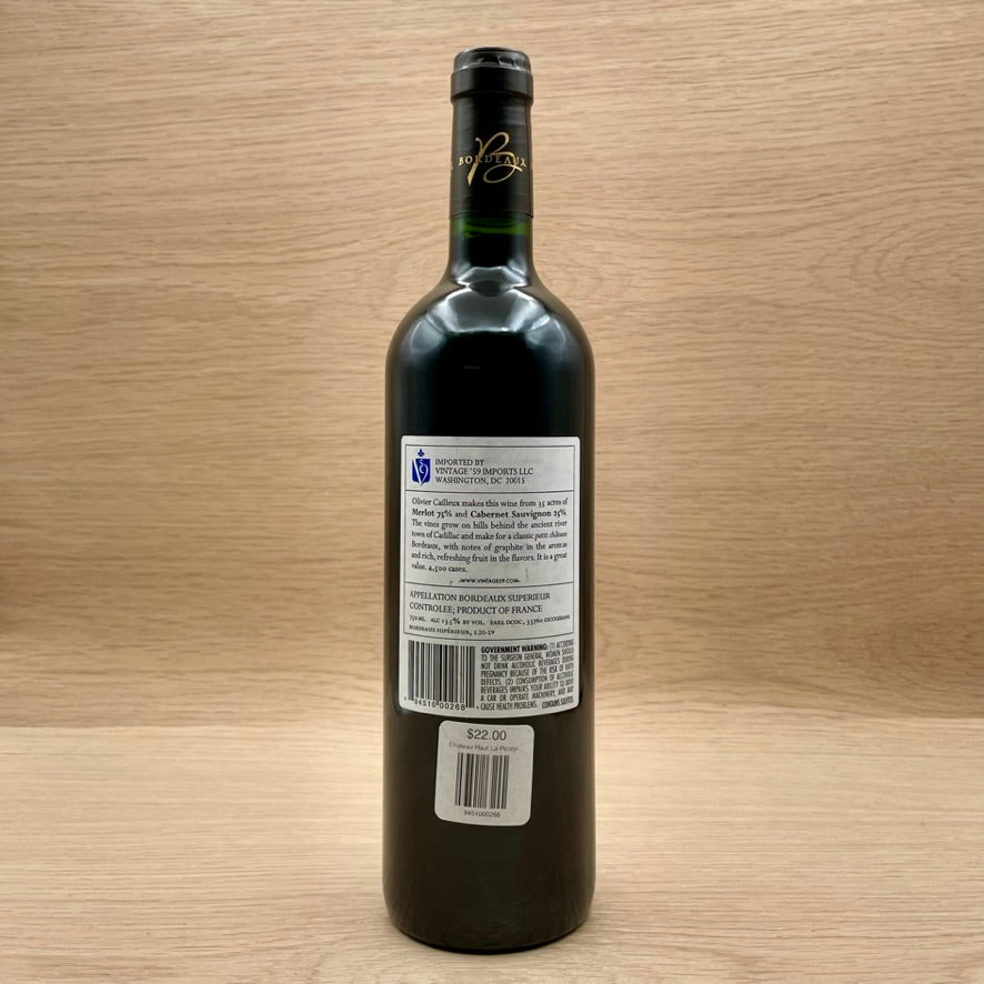 Chateau-Haut-La-Pereyre, Bordeaux Superior, France, Merlot Blend, 2020