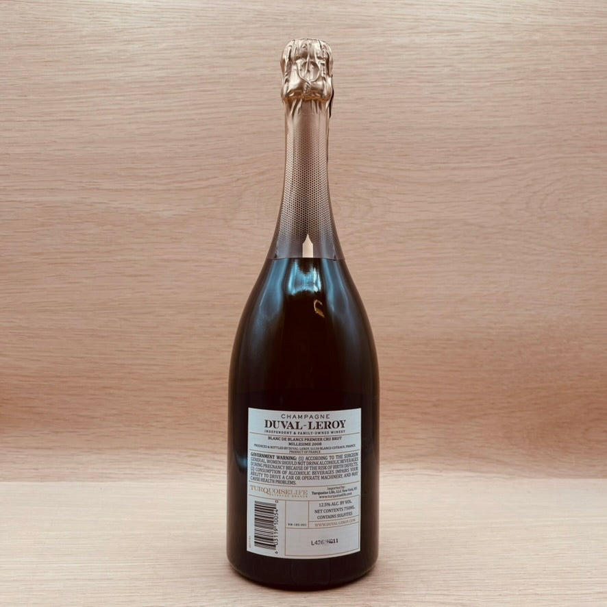 Duval-Leroy, Blanc de Blanc Champagne, France, Chardonnay, 2008