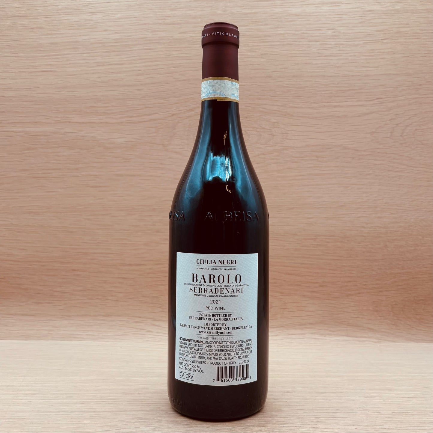Giulia Negri, "Serradenari," Barolo, Italy, Nebbiolo, 2021
