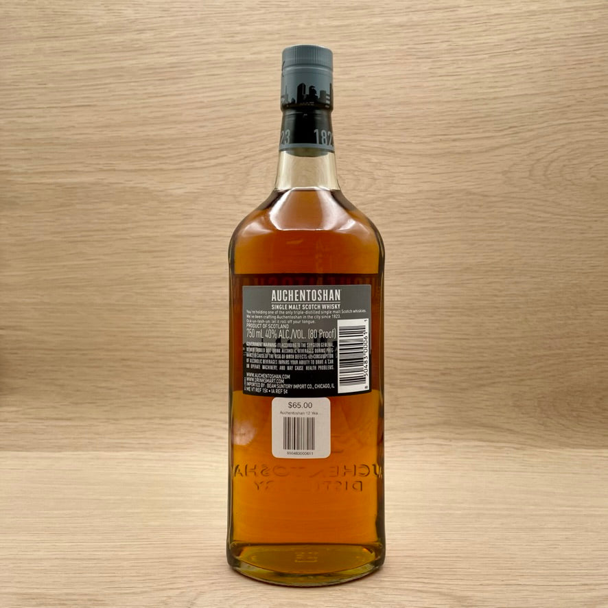 Auchentoshan, "12 Year," Single Malt Scotch Whisky