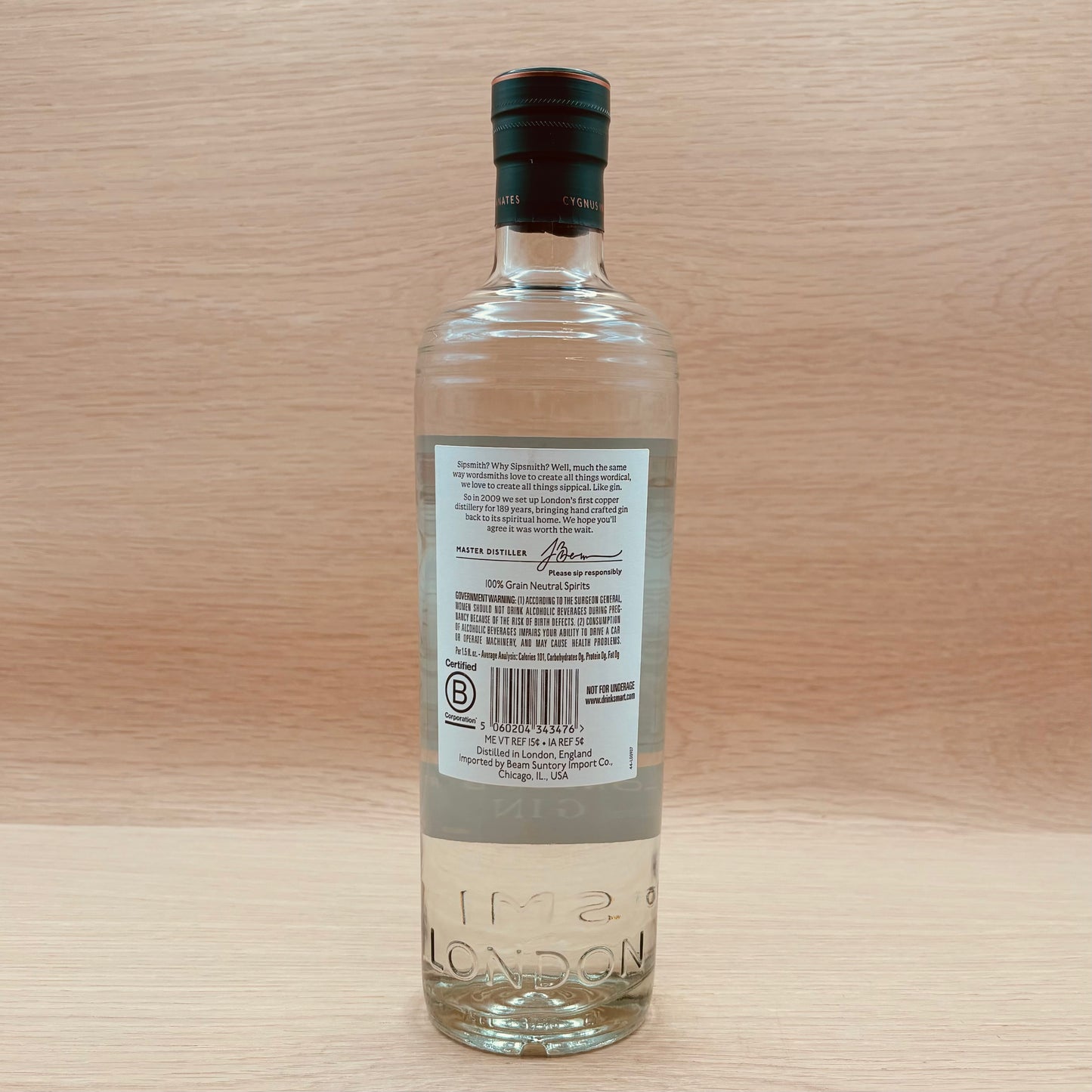 SipSmith, London Dry Gin