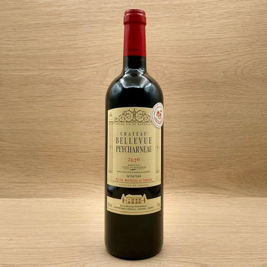 Château Bellevue Peycharneau, Sainte-Foy, Côtes du Bordeaux, France, Merlot blend, 2022