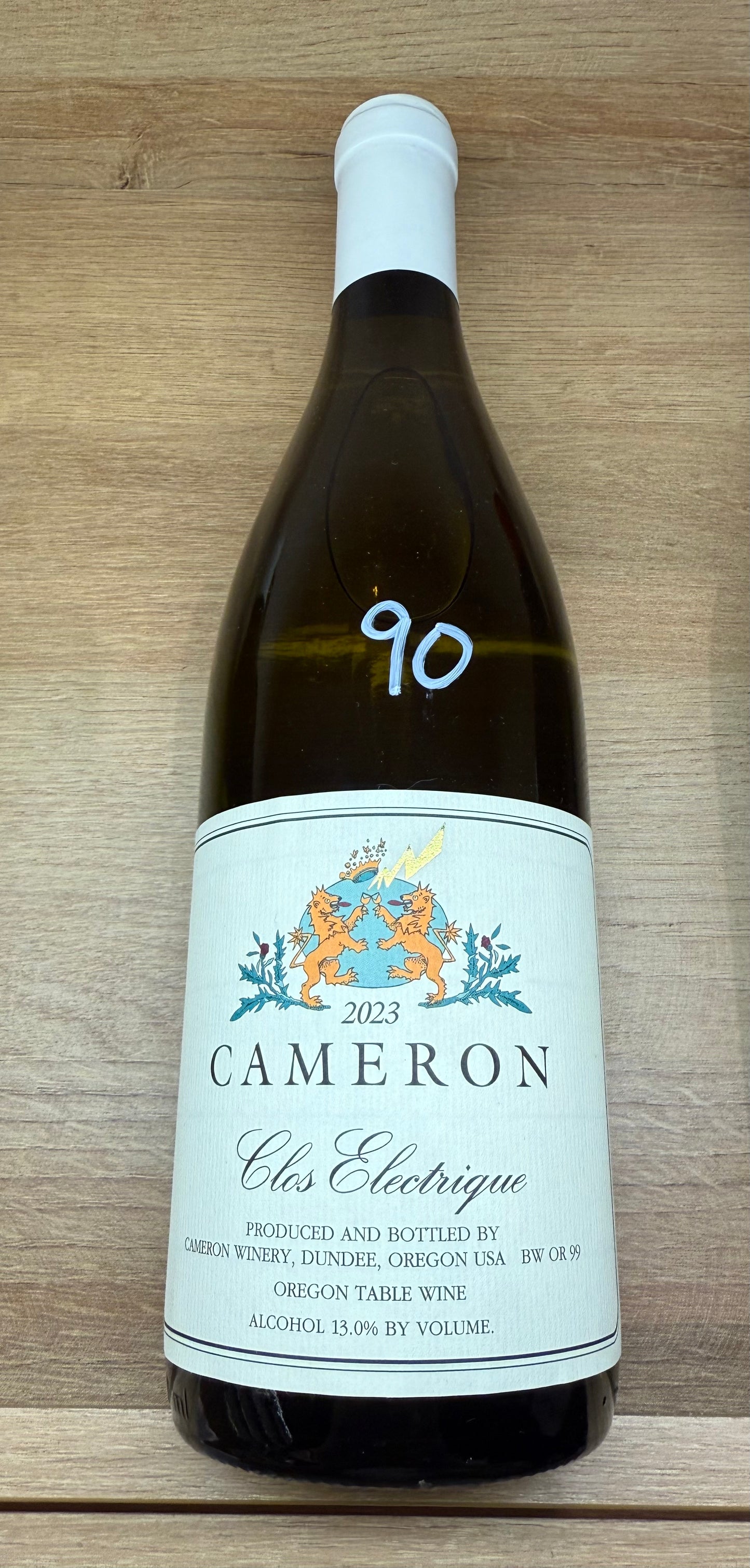 Cameron, "Clos Electrique Blanc," Dundee, Oregon, Chardonnay, 2023