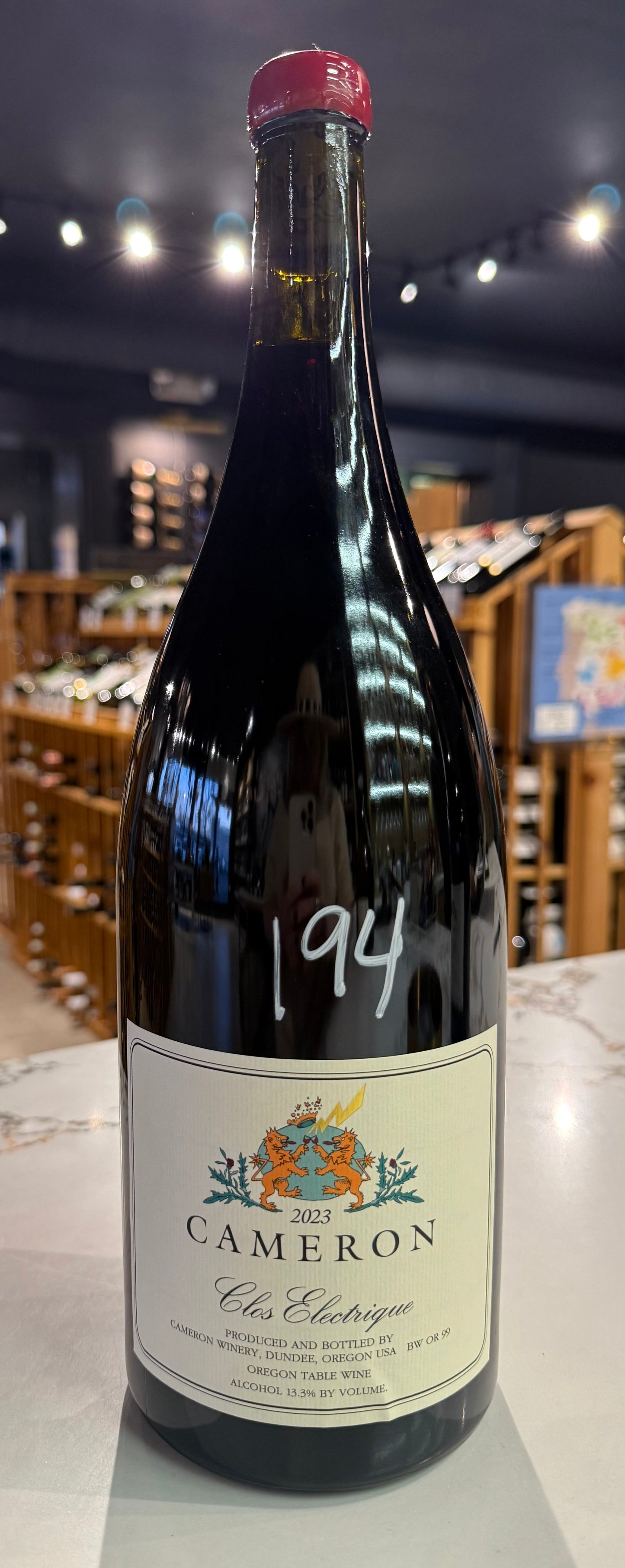 Cameron, "Clos Electrique Rouge," Dundee, Oregon, Pinot Noir, 2023 1.5L