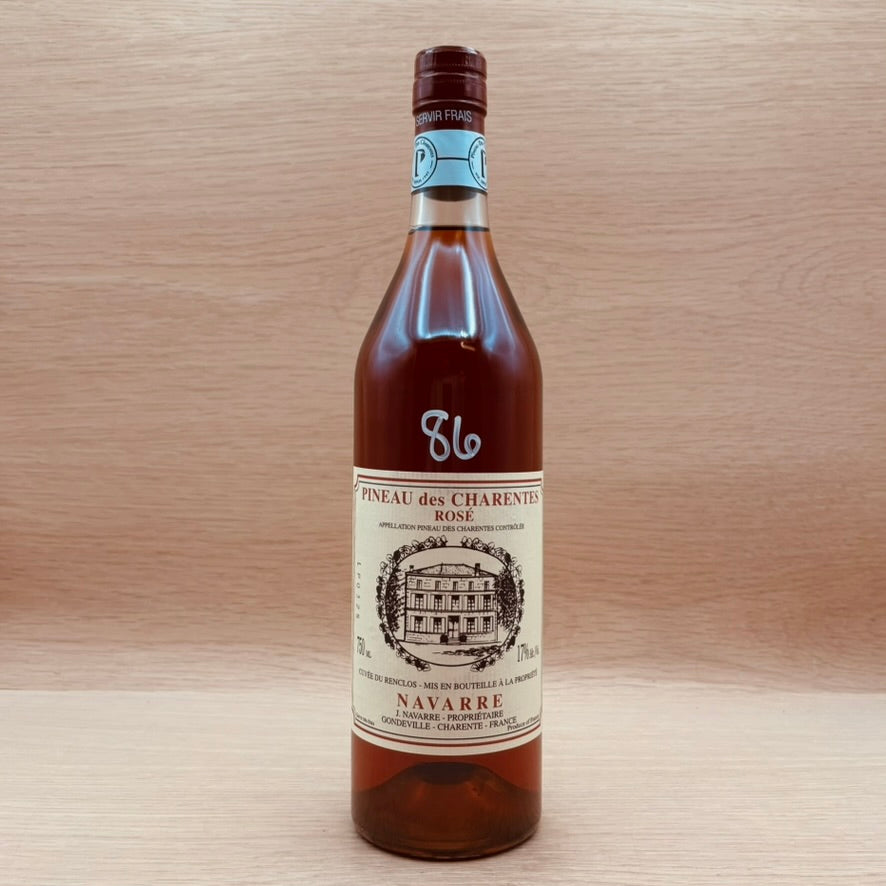 J. Navarre, "Rosé," Pineau des Charentes, France, Merlot & Cabernet Franc, NV