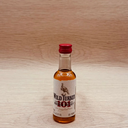 Wild Turkey, "101," Kentucky Straight Bourbon, 50ml