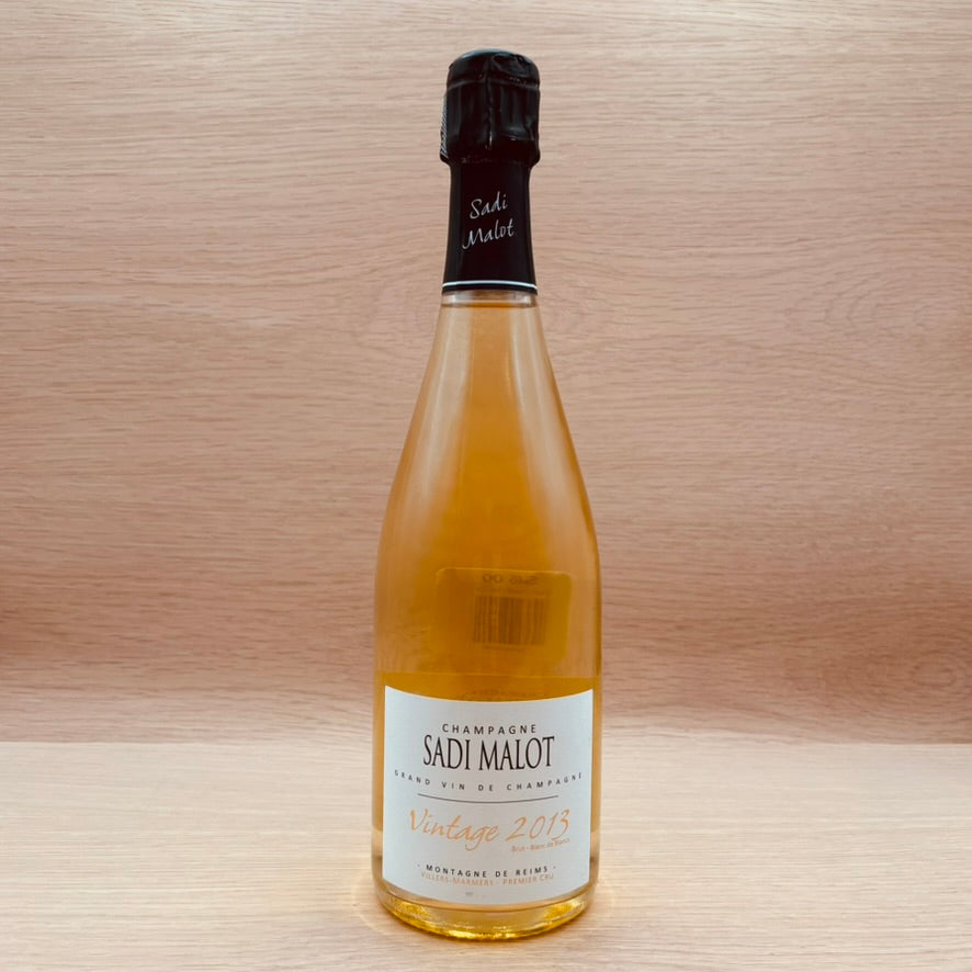 Sadi Malot, 1er Cru Champagne, France, Chardonnay, 2013