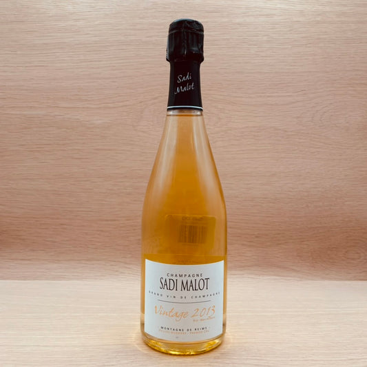 Sadi Malot, 1er Cru Champagne, France, Chardonnay, 2013