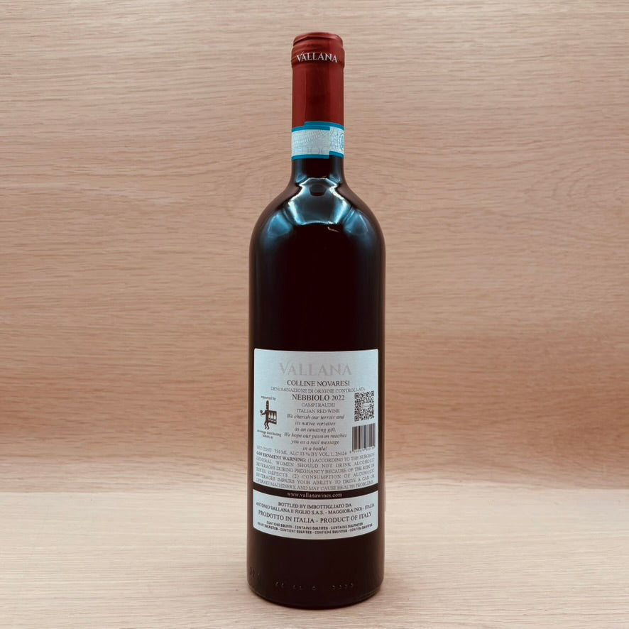 Vallana, "Campi Raudi," Colli Novaresi, Italy, Nebbiolo, 2022