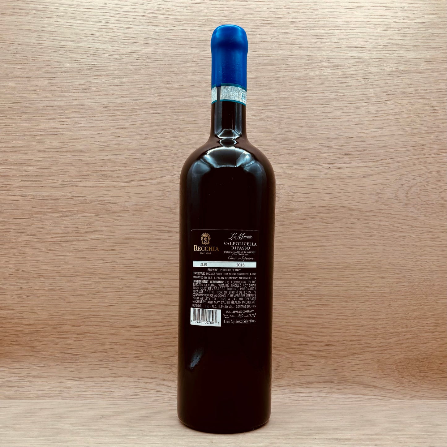 Recchia, "Le Muraie," Valpolicella Ripasso, Italy, Corvina, 2015