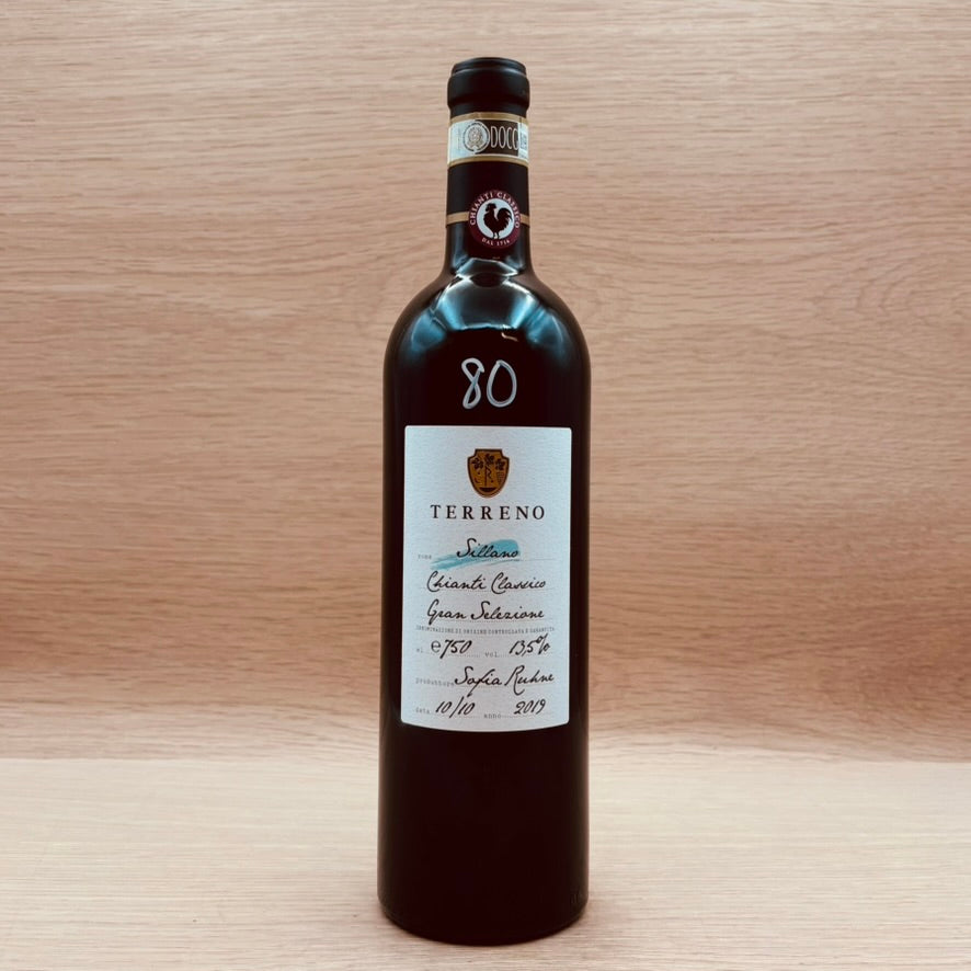 Terreno, "Sillano," Chianti Classico Gran Riserva, Italy, Sangiovese, 2019