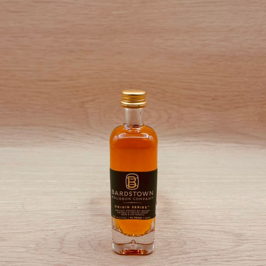 Bardstown Bourbon Co, "Origin Series," Kentucky Straight Rye in Cherry Wood, 50ml