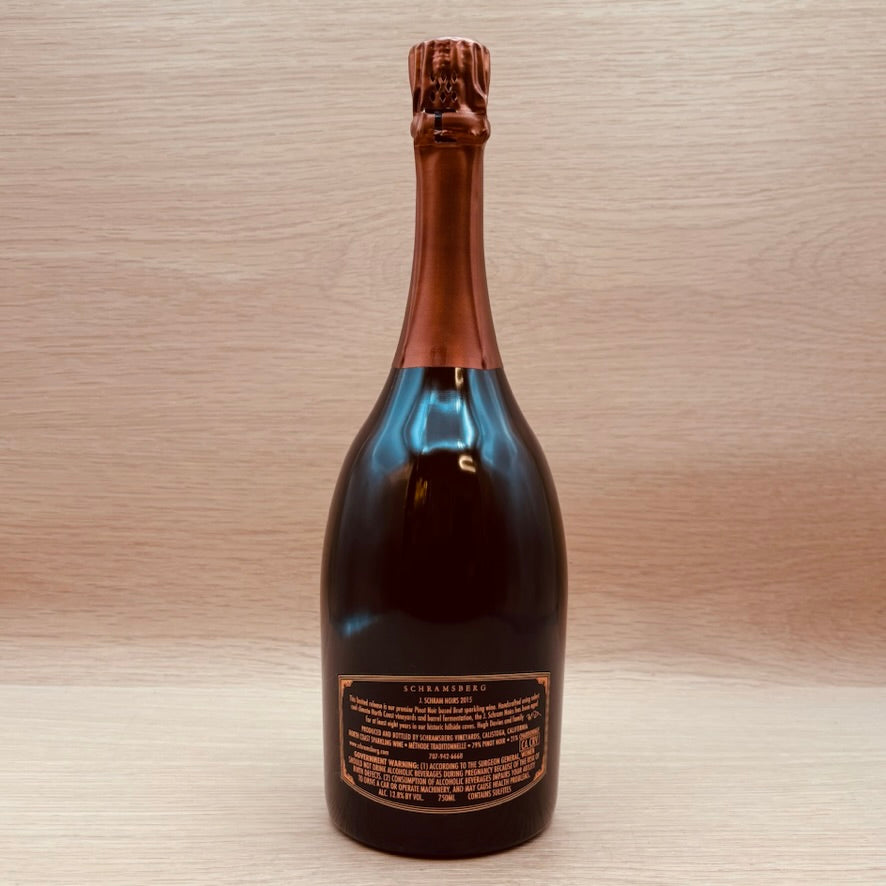 J Schram, Blanc de Noirs, North Coast, California, Pinot Noir, 2015