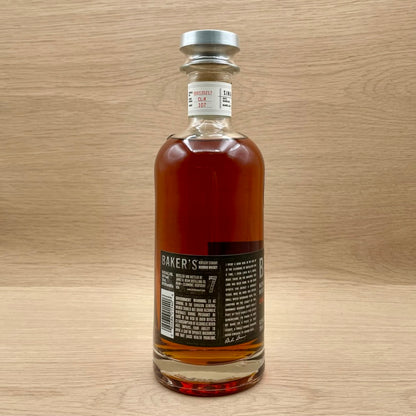 Baker's, "Single Barrel," 7 Year, Kentucky Straight Bourbon Whiskey