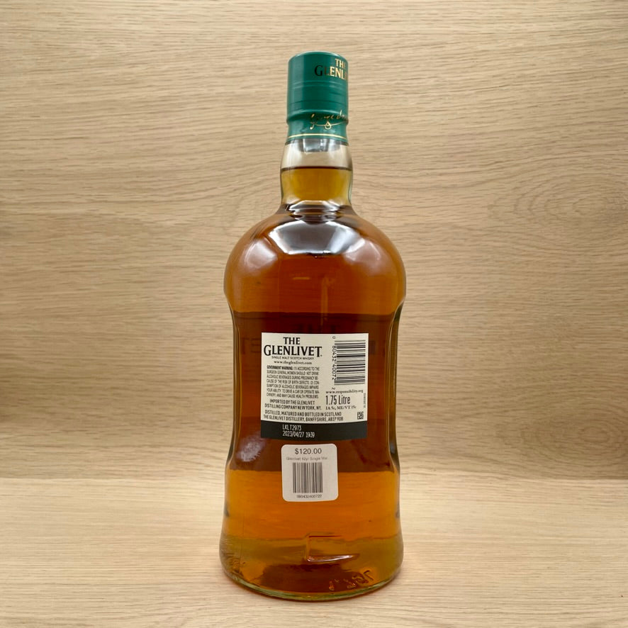 Glenlivet, "12 Year," Single Malt, 1.75L