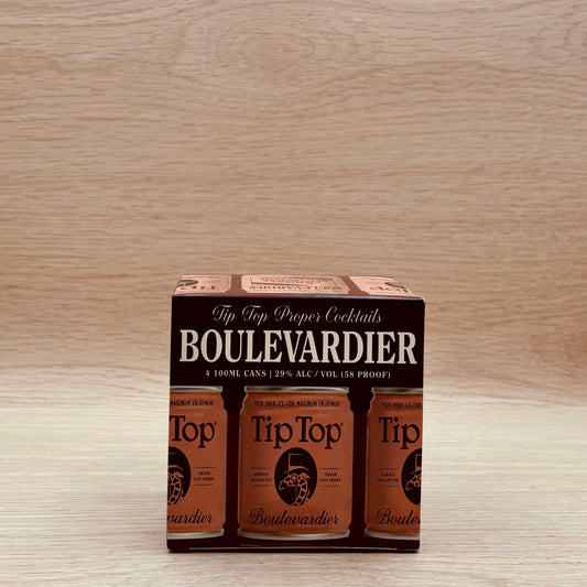 Tip Top, Boulvardier, Canned Cocktail, 4 pack