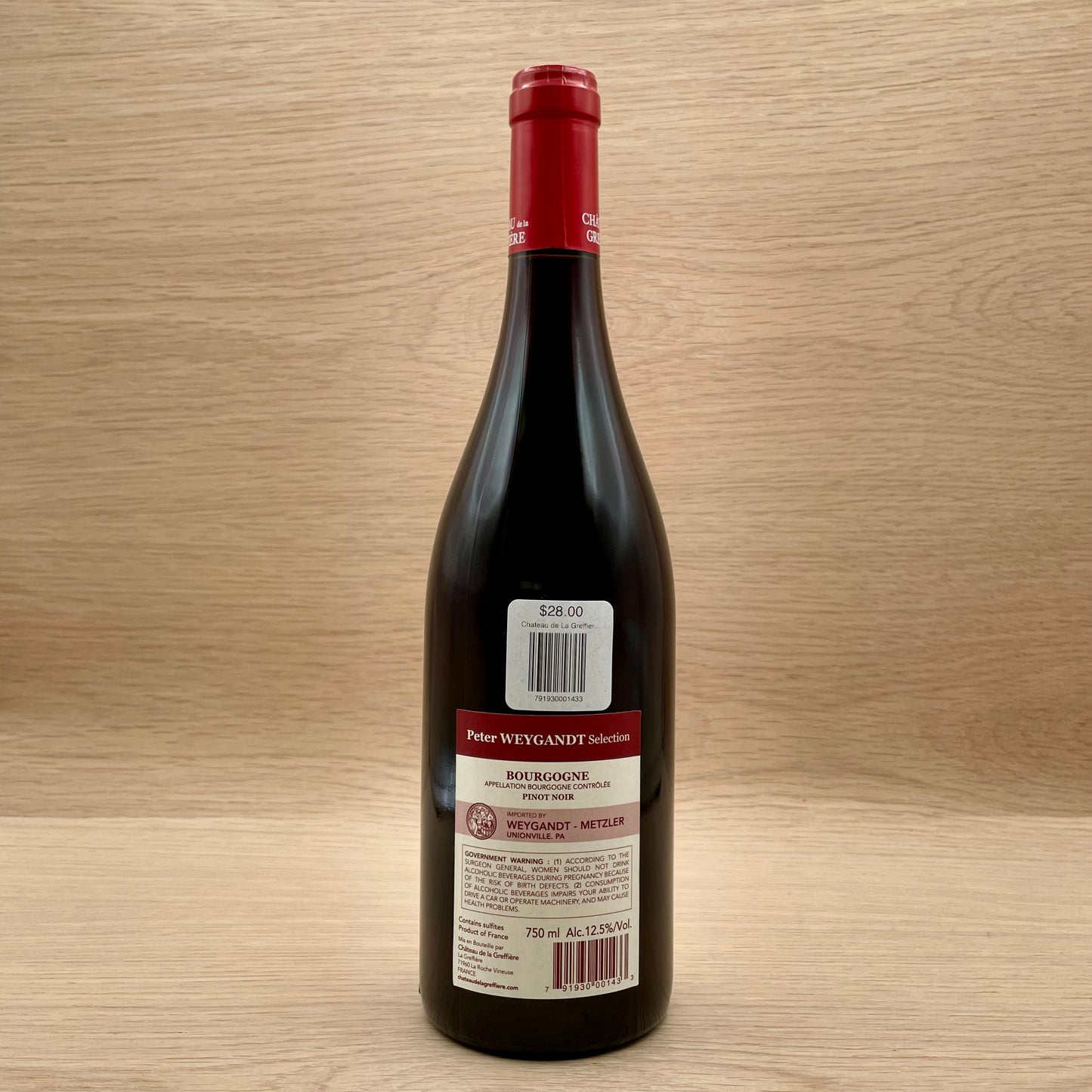 Château de La Greffiere, Bourgogne, France, Pinot Noir, 2021