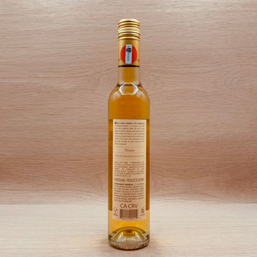 Höpler, Trockenbeernauslese, Burgenland, Austria, Grüner Veltliner Blend, 2022 375ml