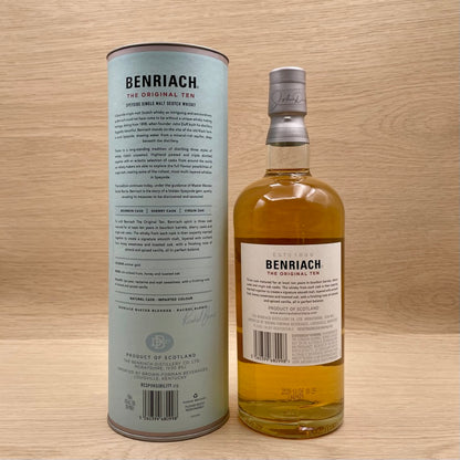 BenRiach, "10 Year," Speyside, Single Malt Whiskey