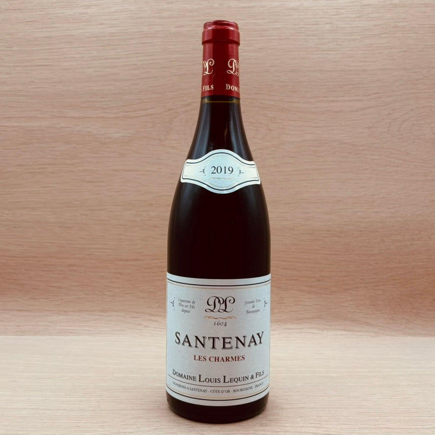 Domaine Louis Lequin, "Les Charmes," Santenay, France, Pinot Noir, 2019