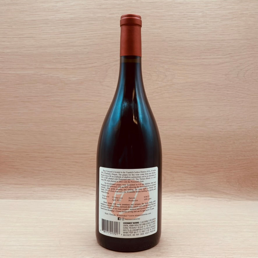 St. Innocent, "Shea Vineyard," Yamhill-Carlton, Oregon, Pinot Noir, 2020